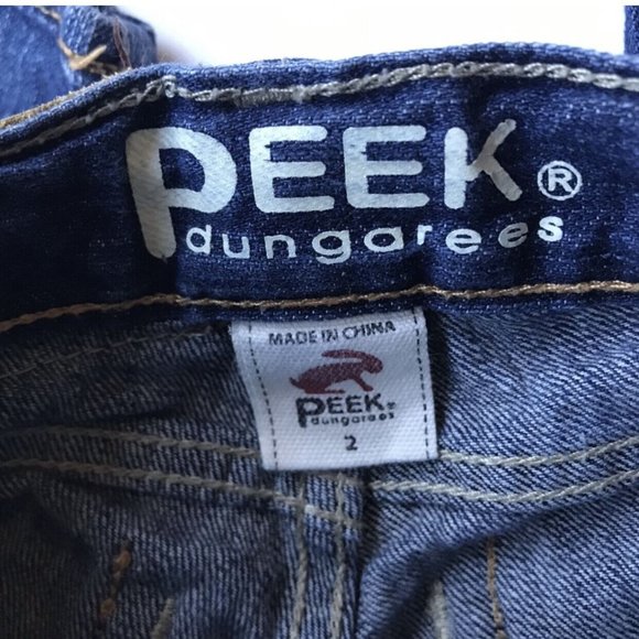 Peek Dungarees Straight Leg Jeans Size 2 - Picture 5 of 6